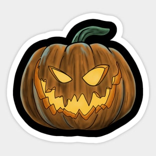 Scary Halloween Sticker